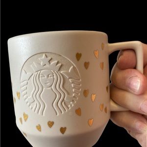 Pair of Starbucks Valentines Mugs